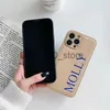 Casos de telefone celular 3D colorido caso de nome personalizado para iPhone 11 12 13 14 15 Pro Max XR XS MAX 7 8 Plus Luxo Coréia Couro Personalizado Capa J240118