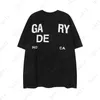 Дизайнерская футболка Men Men Luxury T Roomts Gallerily Graphic Tee Deepts Женская мужская футболка