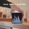 Speakers Divoom Bluetooth Portable Speaker Creative Alarm Clock Programmable Pixel LED Display Portable Wireless Mini Speaker