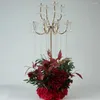 Candle Holders Acrylic Candelabra Crystal Stands Wedding Table Centerpieces Flower Road Lead Party Decoration