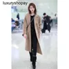 Top Maxmaras Cashmere Coat 101801 Womens Coats Winer MAX Autumnwinter Wool Breaker High End Longueur