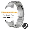 Inga Gaps Metal Strap för Google Pixel Watch Bands GreysilverBlack Belt Armband Smartwatch Replacement 240117