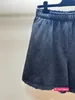 Designer Men's Shorts korrekt Löst passande B-familjens BB-broderier av hög kvalitet, tvättade och slitna avslappnade shorts, unisex beskurna byxor 67lm