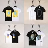 Verão de luxo t camisa designer camisetas para homens clássico maré impressão gráfica moda casual manga curta em torno do pescoço dos homens tshirt