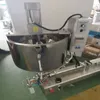 Machine de remplissage de miel de mélange chauffé par veste Semi automatique, équipement de remplissage de mélangeur de gelée de pétrole de beurre d'arachide