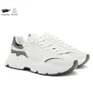 Italy Brand Men Daymaster Sneakers Shoes Mixed-material Ultra-light Nappa Calfskin Leather Party Dress Wedding Casual Walking Famous Brand Trainers EU38-46 With Box