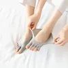 Kvinnors strumpor 1Pair Breattable Soft Elastic Open Toe Sock High Quality Invisible Sox Ultra-Thin Casual Sokken Calcetines Kawaii