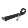 Purple Leather Pimp Whip Glass Handle Anal Plug Racing Riding Flogger Queen BDSM Bondage Sex Toys Sex Toys For Par 240117