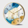 벽 시계 3D 북유럽 금속 시계 홈 장식 쿼츠 슈퍼 음소거를위한 현대적인 디자인