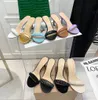 Gianvito Rossi Тапочки-мулы на кошачьем каблуке Сандалии из гладкой металлической овчины без шнуровки с открытым носком Вамп-ремешок Туфли на блочном каблуке для женщин роскошные дизайнерские туфли для вечеринок 6,5 см С коробкой