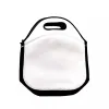 Neoprene Sublimation Lunch Bags Blanks White Reusable Tote Bag Handbag Double Layer Insulated DIY School Bag BJ