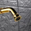 バスルームシンク蛇口Vidric Chrome/Gold Basin Faucet Single Handleミキサータップ冷水