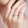 Pass Test Moissanite Ring 925 Sterling Silver 1CT 2CT VVS Moissanite Heart Rings for Girls Women Bridal Engagement Jewelry Gift