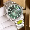 Titta på Automatisk mekanisk rörelsedesigner Mens Watches 41mm rostfritt stål 904l Vattentät Montre de Luxe Business Sapphire Wristwatch Casual Armband