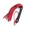 1 PC Licht Zeer Kleine Lederen Zweep Sex Bondage Flogger Erotische Lash Speelgoed Voor Paar Tease Volwassen Party Games Flrit Product 240117