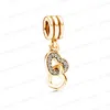 2024 Yeni 925 Gümüş Aşk Elmas Kalp Bilezik Kolye Mom Charms Charms County Boncuklar DIY FIT PANDORAS EN ÜST KALİTE CAĞLARI BRACEST LUXURY TEWELRY HEDİYE