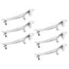 Ensembles de vaisselle 6 PCS Puppy Chopstick Rest Kitchen Accessory Table Table Table Declow Stand Dining Couvreries Rétrolers en alliage en alliage en zinc