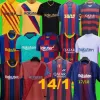 18 19 20 21 Retro Barcellona PUYOL A.INIESTA XAVI MESSI maglie da calcio 2014 2015 2016 2017 2018 2019 2021 2022 casa NEYMAR JR PIQUE SUAREZ maglia da calcio vintage classica