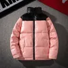 Invierno Algodón para mujer Chaquetas para mujer Impresión de letras Parkas para hombres Parejas de invierno Abrigo Cara Cremalleras Letras Impresas Chaquetas para hombres Ropa con capucha 2025