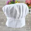 Berets Unisex Adult Elastic White Chef Hat Baker BBQ Kitchen Cooking Costume Cap Pastry Anti-lampblack Breathable Cotton