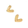 Boucles d'oreilles minimalistes géométriques en forme d'oreille pour femmes, cadeau de fête de vacances OL, bijoux à la mode, accessoires d'oreille E408