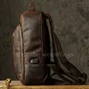 10A+ High quality bag Bags Horse Leather Backpack for Men's Travel with Cowhide Head Layer 15.6-inch Computer Handmade Crazy and Large Capacity Book