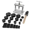 Kits de réparation de montres, ensemble de presse professionnel pour outil de fermeture de boîtier, matrices de montage, Kit de matrice de réparation horloger