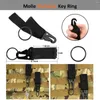 Keychains 35Pcs Molle Attachments Bag Clip Strap Set Backpack Webbing For Vest Belt With Zippered Pouch