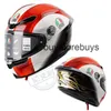 Capacete de motocicleta Agv aberto de rosto inteiro Ks Capacete completo Four Seasons Masculino e Feminino Ciclismo Motocicleta Capa completa Capacete de corrida Anti nevoeiro Motorista leve 1G9S