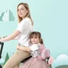 Sättel Dinsey Cartoon Kinder Motorradfahrradfahrrad Sicherheitsgurt für Kinder Baby einstellbare Antidrop -Beschützer Kabelbaum Seitgurt