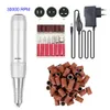 Treatments 30000RPM Portable Electric Nail Drill Kit Manicure Pen With 6 Drills for Exfoliating Grinding Polishing Nail Removing Nail Tool