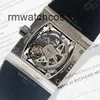 Mechanical Watch Chronograph Richardmill Luxury Watches Replicas Wrist Richardmill Mens Series Hollow Automatic Machinery 50x38mm Mens Watch RM016 Platin Wnibj