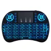 I8 keyboard 2.4G flying mouse mini wireless keyboard wholesale dry battery lithium three color backlight running lamp