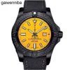 Orologio Breitlinx Centennial Avenger Reconnaissance Luxury Aircraft Serie Lupo Giallo Moda Spirito Luminoso Orologio Meccanico Automatico Dritto Gjl2