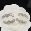 Orecchino con ciondolo a forma di diamante semplice di nuova tendenza con orecchino di cristallo lucido ed elegante con cofanetto