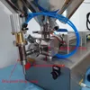 Paste Filling Machine With Heating Mixing Hopper Chocolate Honey Cream Hot Juice Sauce Jam Jar Filler Pneumatic Piston Filler