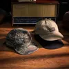 Ball Caps Japanese Spring And Summer Washed Short-brimmed Cap Retro Soft Top Camouflage Sunshade Casual Baseball Hat For Men Gorras