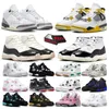 11S Cool Grey Basketbalschoenen 1S Pine Green Racer Blue Georgetown 4 4s Wit Oreo Bred Fire Red Black Cat Cement 11s Concord 45 Space jam Sneakers Trainer