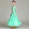 Stage Wear Bare Shoulder Rhinestone Sashes Dancing Dress Modern Women Ladies Waltz Tango Ballroom Performance Neck Piece