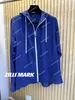 Designer herrjacka kiton långärmad hooodie ny vårkläder man avslappnad ytterkläder mode blå färg toppar
