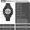 Other Watches Skmei Muslim Mens Sport es Led Waterproof Alarm Clock Fashion Digital Wrist Qibla Direction Pilgrimage Time Reminder Q240118