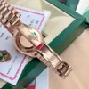 avec boîte papiers montre de haute qualité 41mm 18k or rose vert mouvement automatique hommes GD bracelet montres pour hommes 69