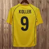 Retro Dortmund 01 02 Soccer Jerseys 00 02 Classic Football قمصان Lewandowski Rosicky Ewerthon Bobic Koller Metzelder 94 95 96 97 98 99 12 13 Reus Moller Football Shirt