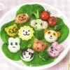 Cartoon Sushi Maker DIY Rice Ball Bento Mould Fish Egg Star Heart Car Rabbit Rice Roll Mold 6pcs/set LL