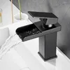 Badkamer wastafelkranen zwarte backsplash kraan koud water mengkraan op badrand gemonteerd enkel gat roestvrij staal