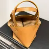 Luxur Designer Bucket Shopper Bag Man Womens Cross Body Weekend Shoulder Bags Totes Handväska äkta läderdamkoppling