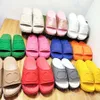 Designer tofflor Women Platform Slipper Classics Rubber Slides Solid Color Flip Flops Non Slip Sandaler Mångsidig Tjock Bottom Flat Shoes