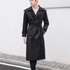 Zakelijke lange trenchcoat voor heren voor lange mannen Lente Herfst Mannelijke windjack met dubbele rij knopen Engelse stijl S-6XL