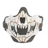 Halbgesichtsmaske Taktische SKL-Maske Outdoor-Airsoft-Schießen Gesichtsschutzausrüstung Metall Stahldrahtgeflecht Halb Nr. 03-019 Drop Delivery Tact Dhxmo