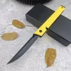 Couteau EDC de poche modèle léger 8Cr13Mov, lame jaune/noir/bleu, poignées en Nylon, auto-défense, outils de Camping tactiques, 7096